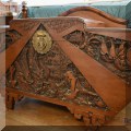 F33. Carved camphor wood trunk. 